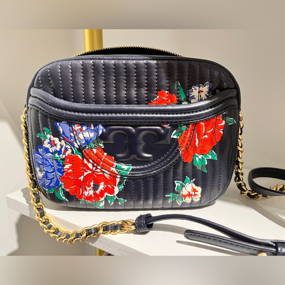 Tory Burch leather quilted crossbody
